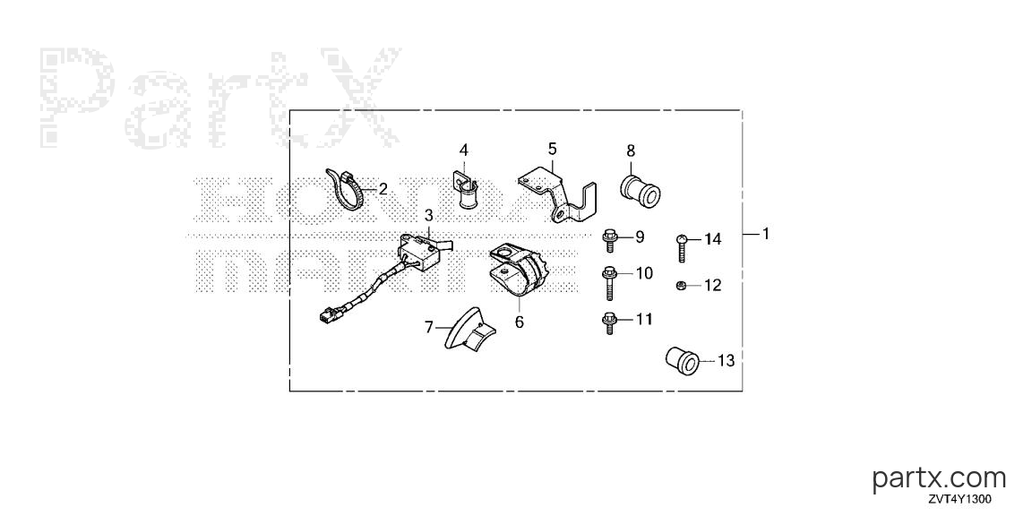 Honda BF150D XCDA - TILT LIMIT KIT