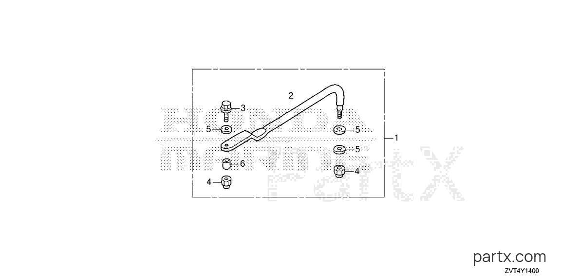 Honda BF140AK1 XCRA - STEERING ROD KIT
