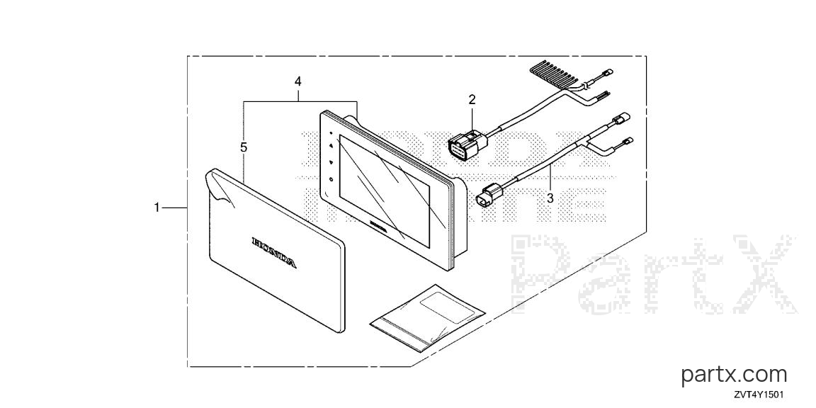 Honda BF140AK1 XCRA - DISPLAY KIT (2)