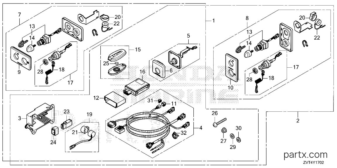 Honda BF140A LDA - SMART UNIT (3) (DBW)