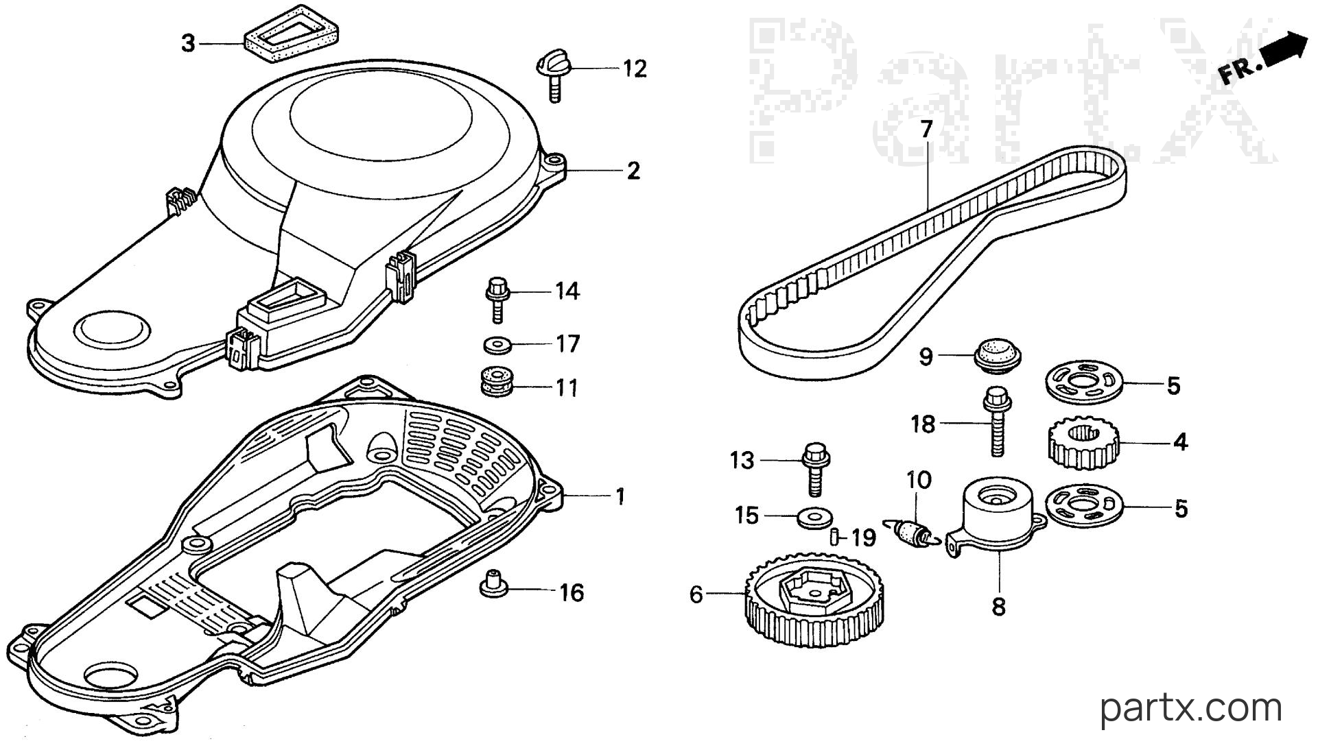 Honda BF75AX LHTA - TIMING BELT