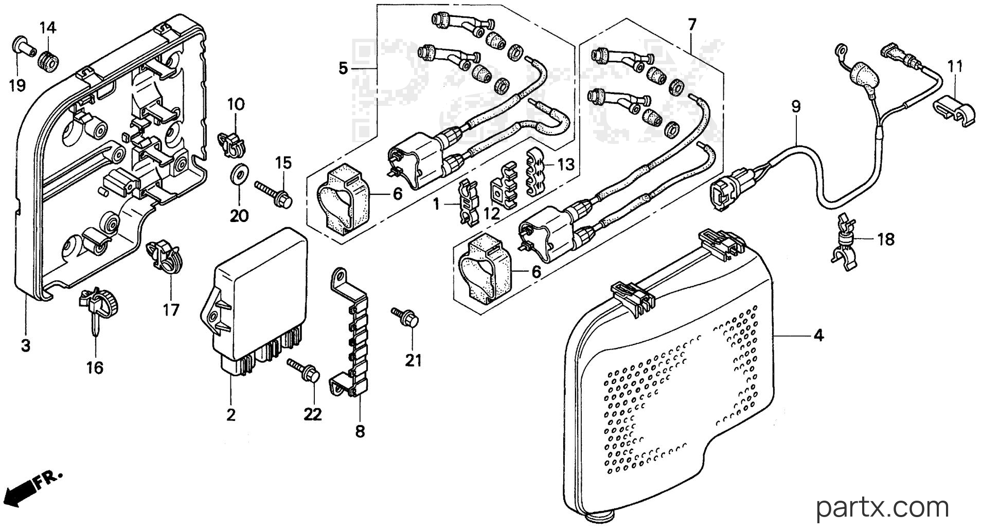 Honda BF75AX LHTA - IGNITION COIL (1)