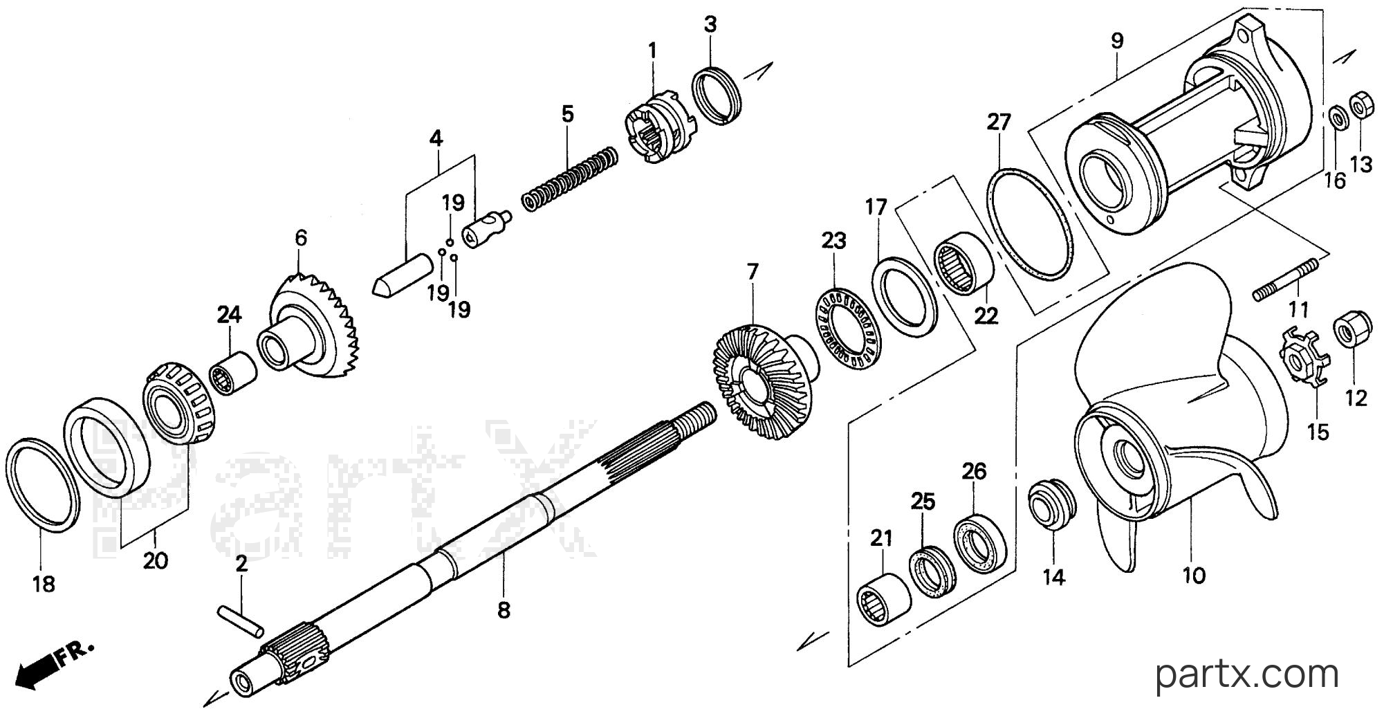 Honda BF90AW XRTA - PROPELLER (1)