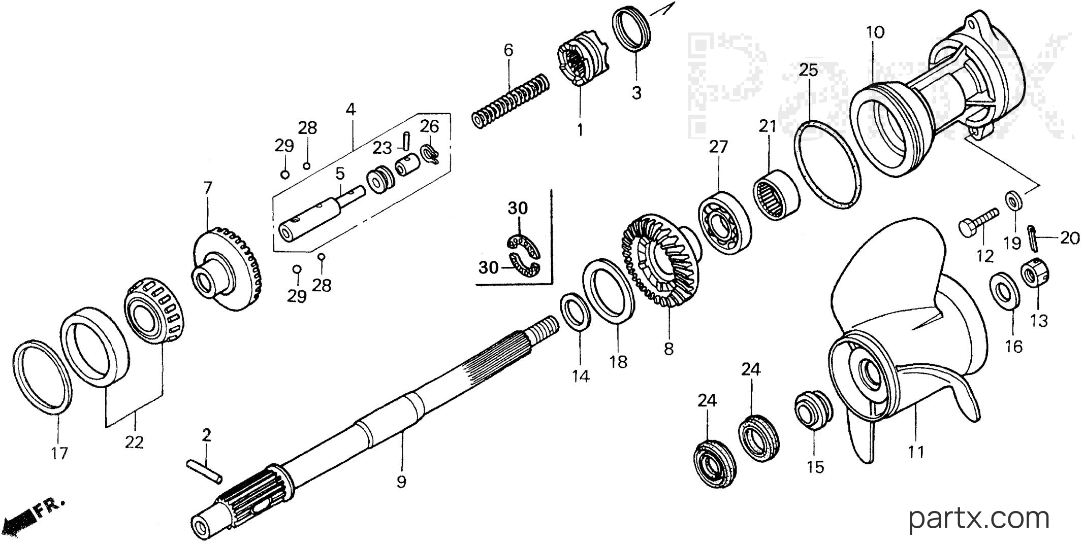 Honda BF90AY LRTA - PROPELLER (2)