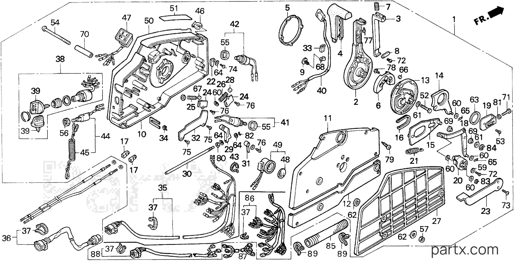 Honda BF90AW JRTA - REMOTE CONTROL (1)