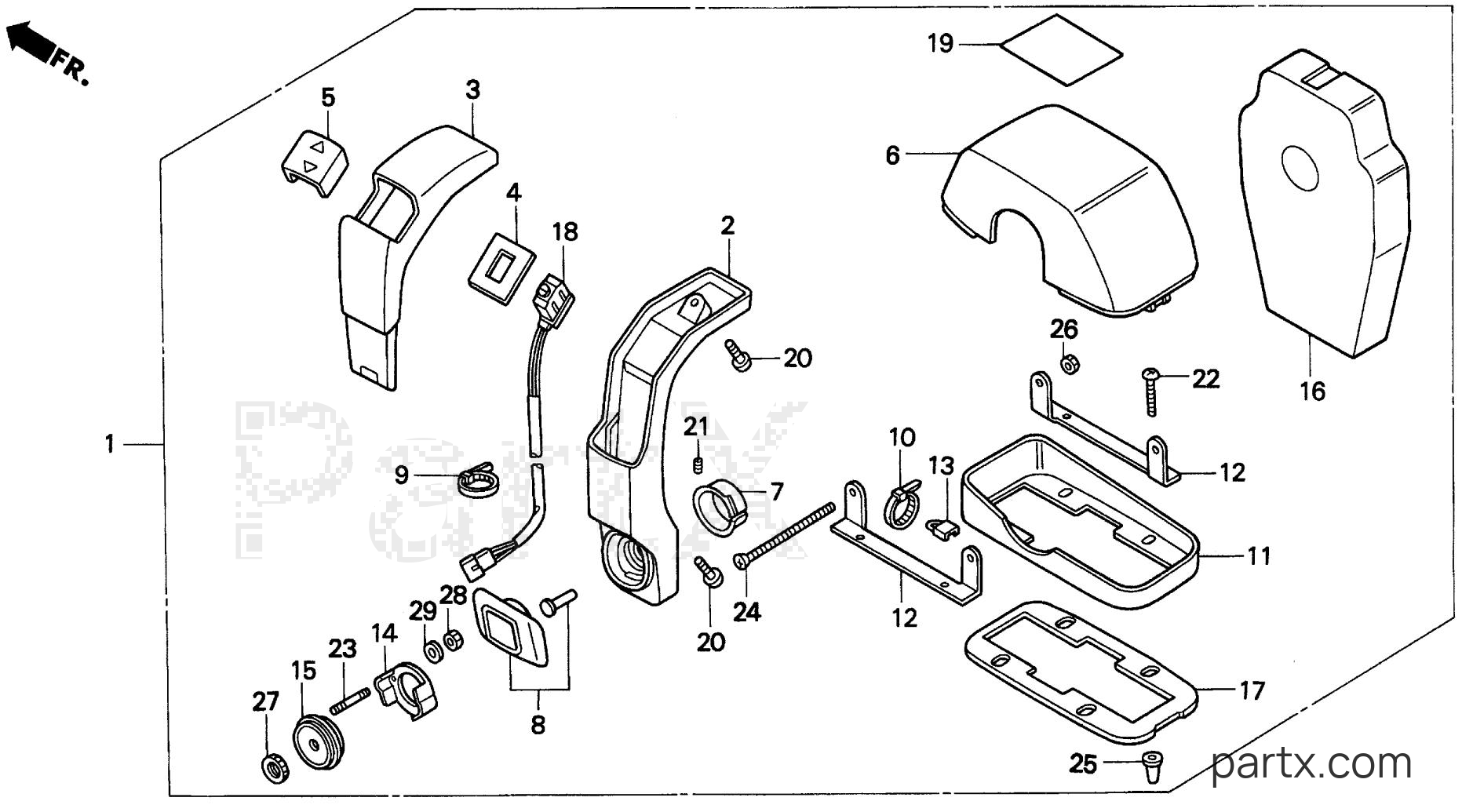 Honda BF75AT XRTA - REMOTE CONTROL (2)