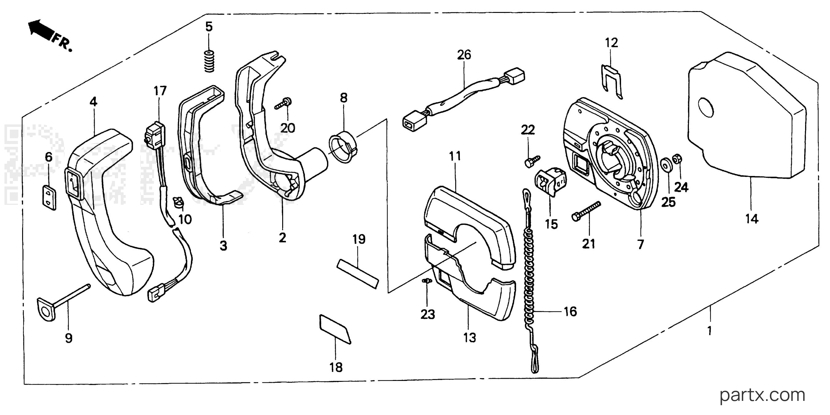 Honda BF90AX LRTA - REMOTE CONTROL (4)