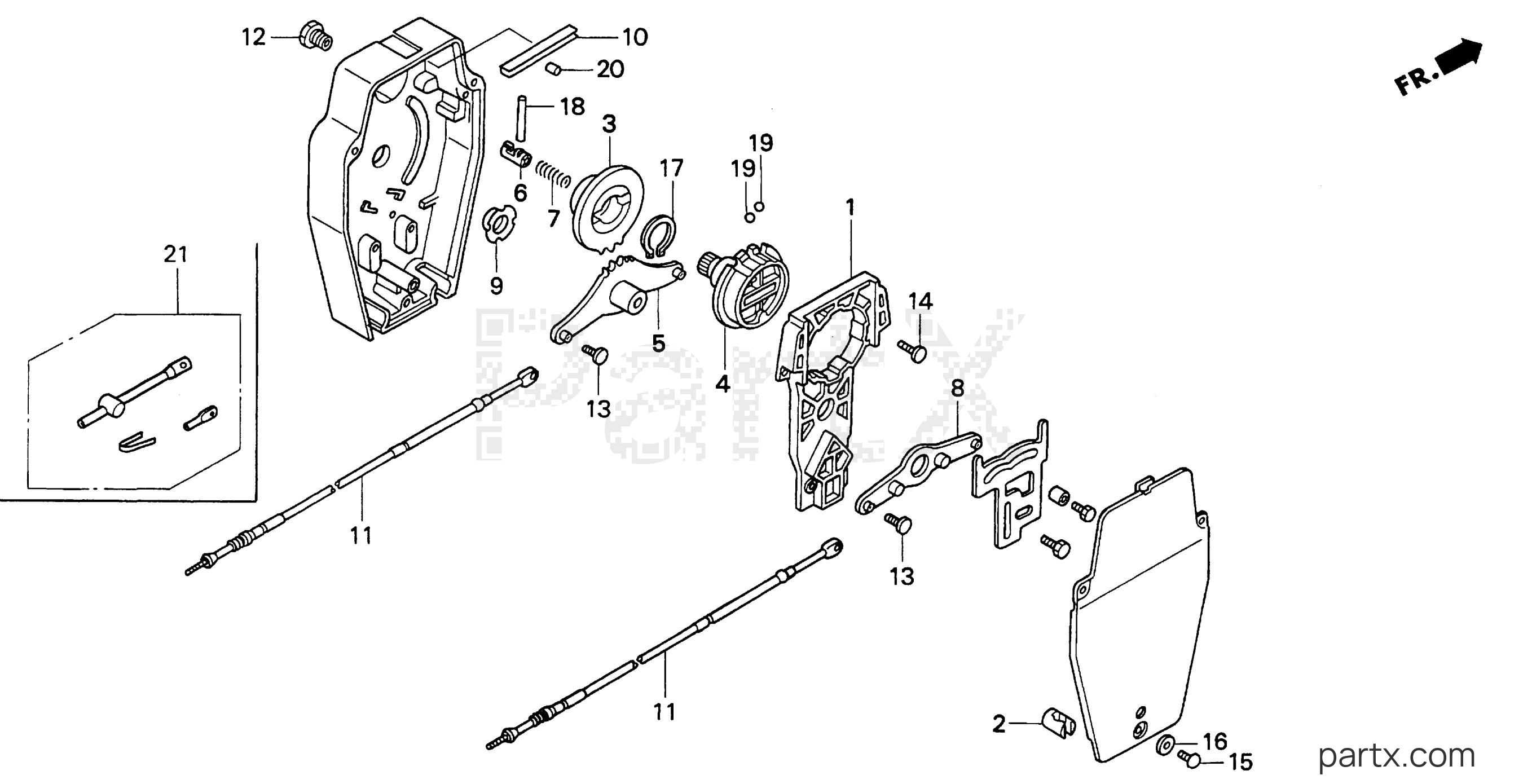 Honda BF90AY XRTA - INNER HOUSING