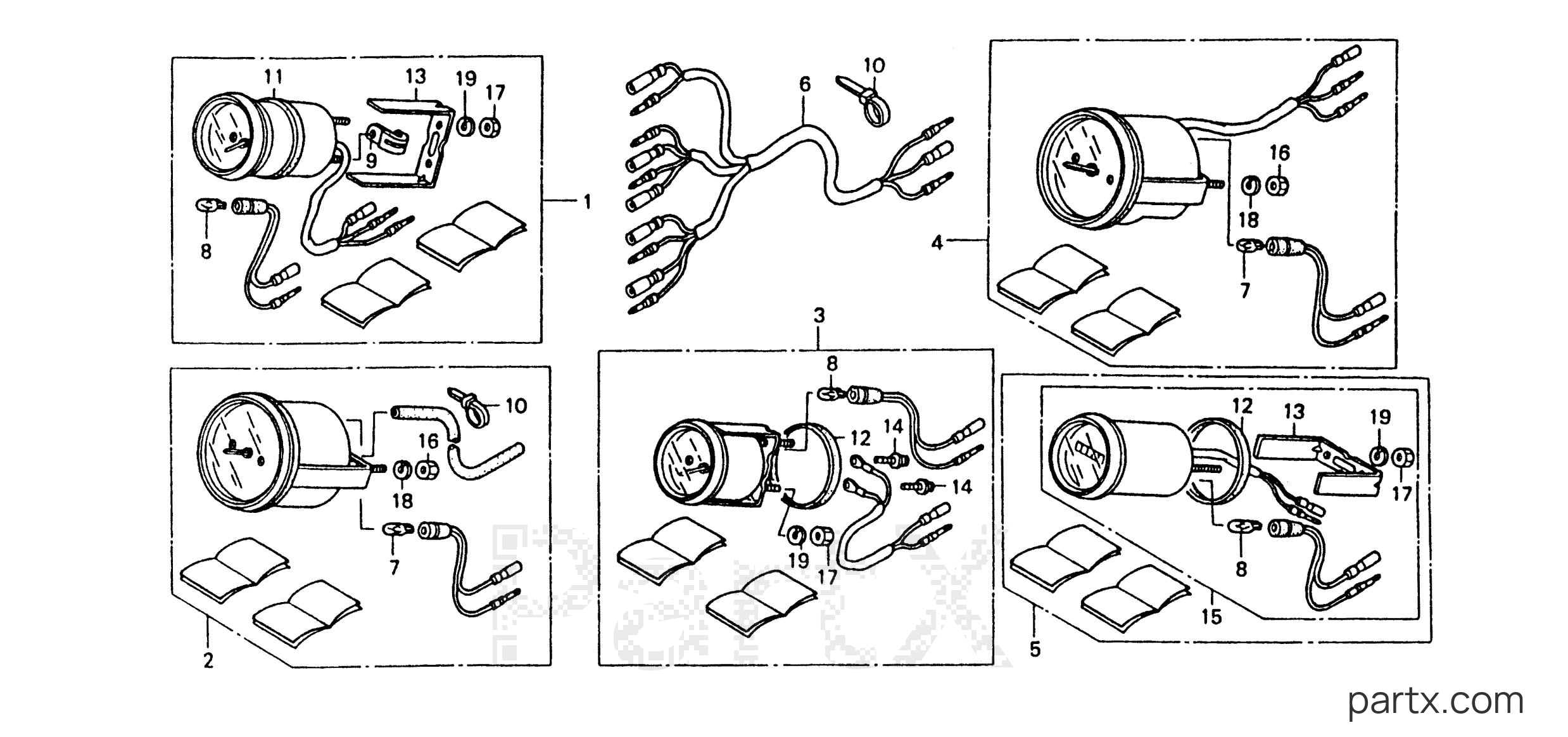 Honda BF90AX XRTA - METER KITS