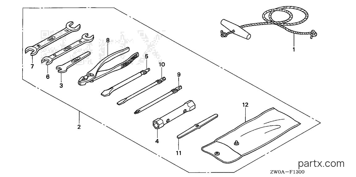 Honda BF90A5 JRTA - TOOLS