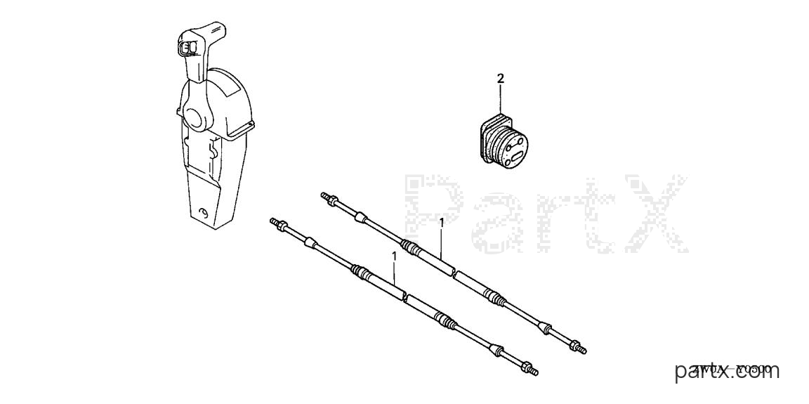 Honda BF90A6 LRTA - CABLE (SINGLE)