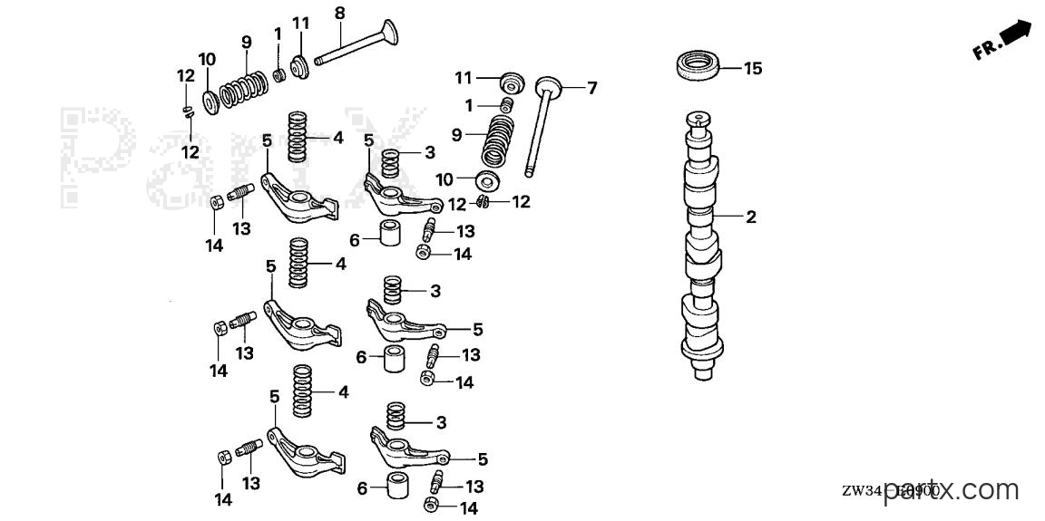 Honda BF50A6 SRJA - CAMSHAFT
