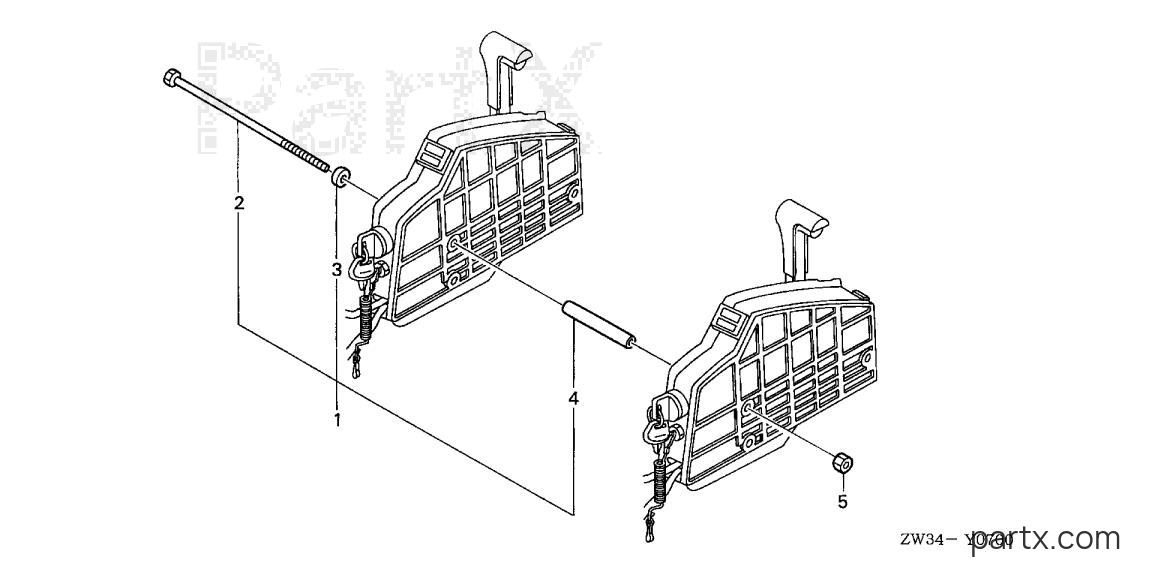 Honda BF40A4 LRTA - BOLT KIT (HI-LEX)