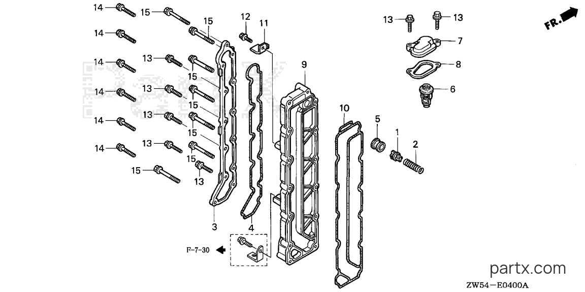 Honda BF130A1 LCA - THERMOSTAT