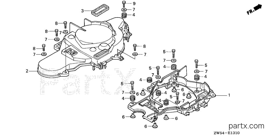 Honda BF130A1 LA - TIMING BELT COVER