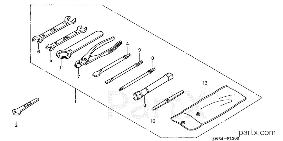 Honda BF130AX XA - TOOLS