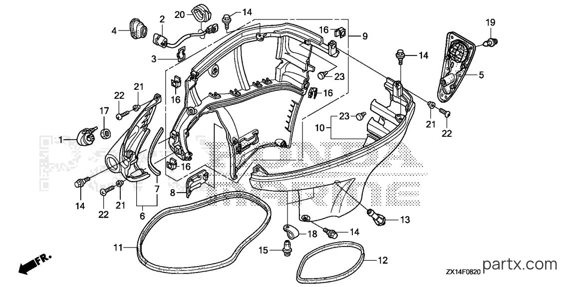 Honda BF115D XCA - UNDER COVER