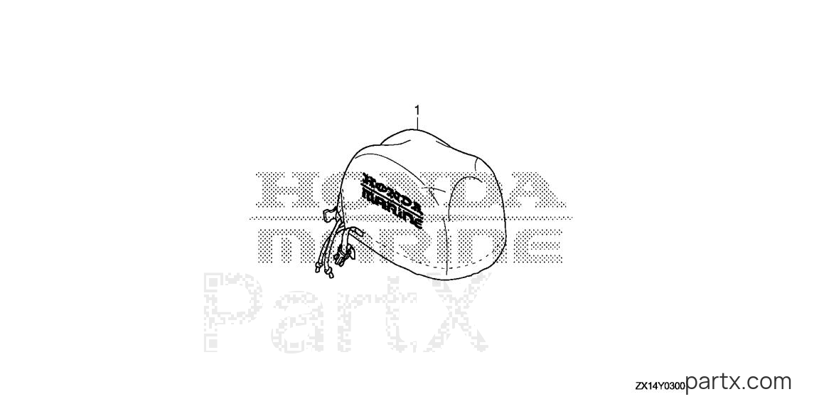 Honda BF115D LA - ENGINE COVER