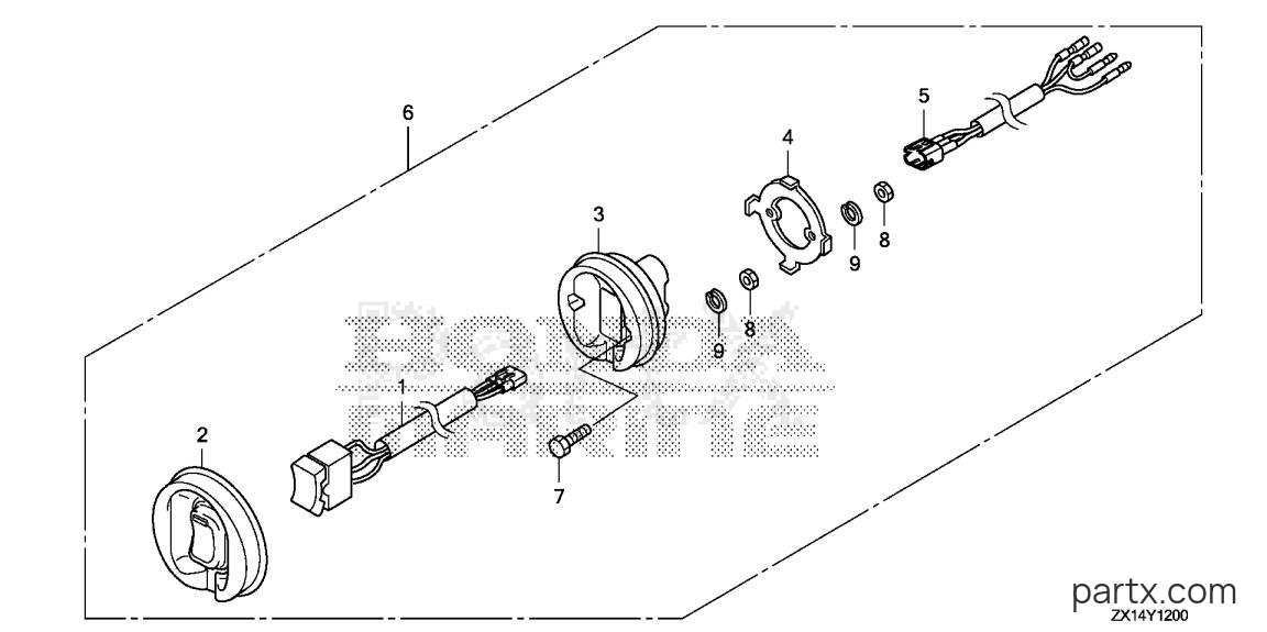 Honda BF115D XCA - TROLLING CONTROL SWITCH
