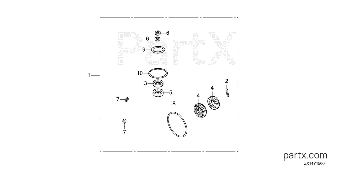 Honda BF115D XCA - GEAR CASE KIT
