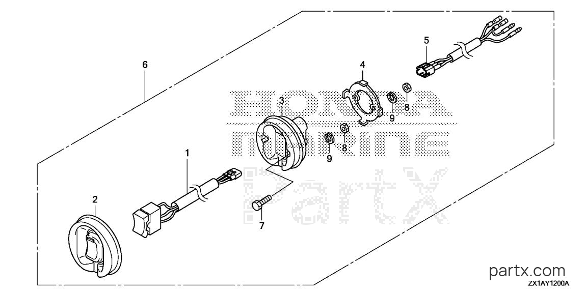 Honda BF115DK1 LA - TROLLING CONTROL SWITCH