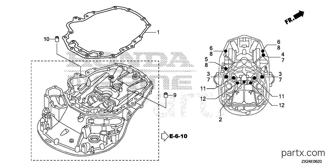 Honda BF250A XXCA - MOUNT CASE BOLT