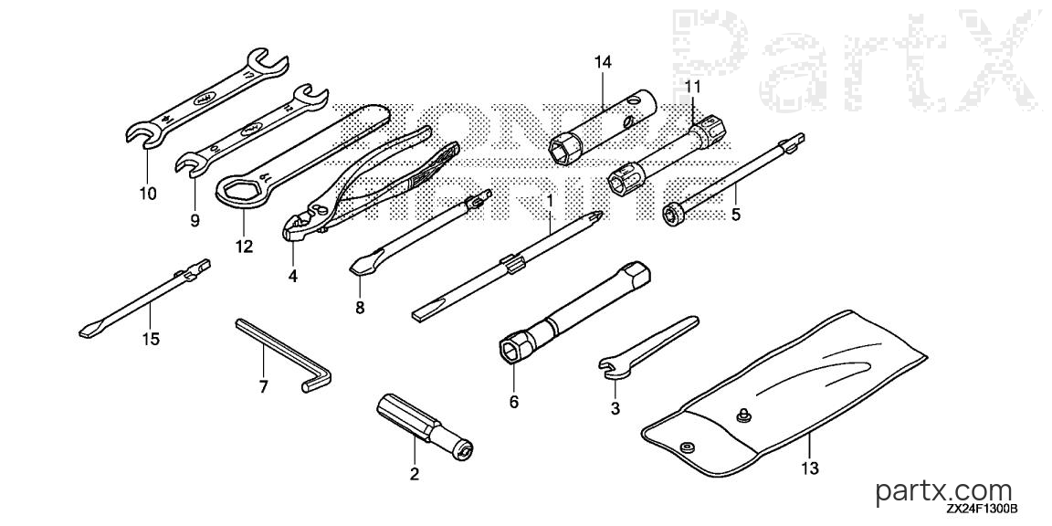 Honda BF250A XXW - TOOL
