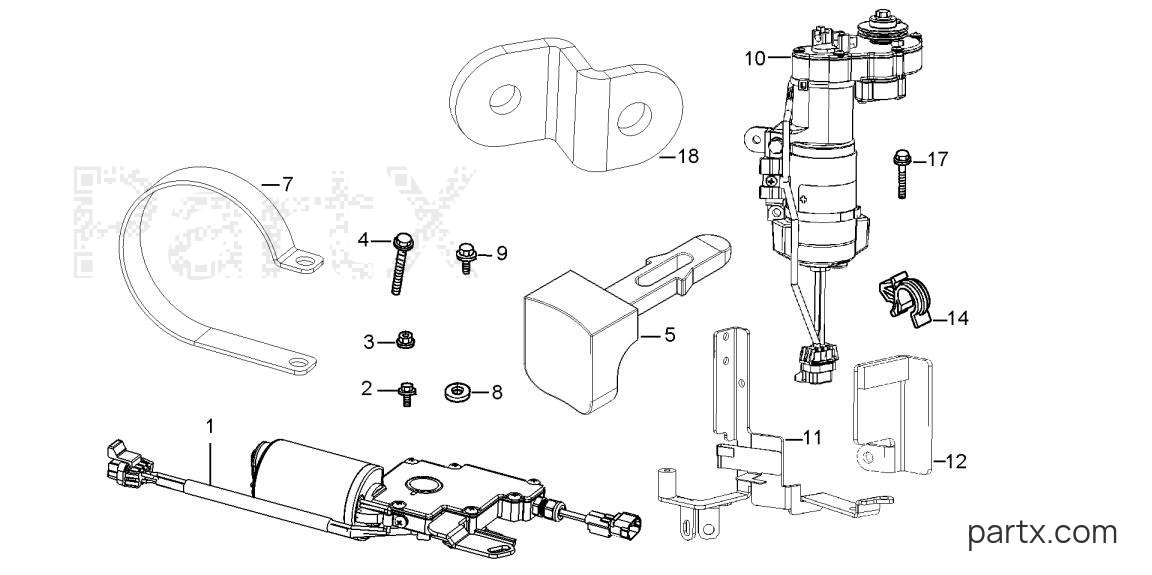 Honda BF250A XA - SHIFT THROTTLE ACTIVATOR