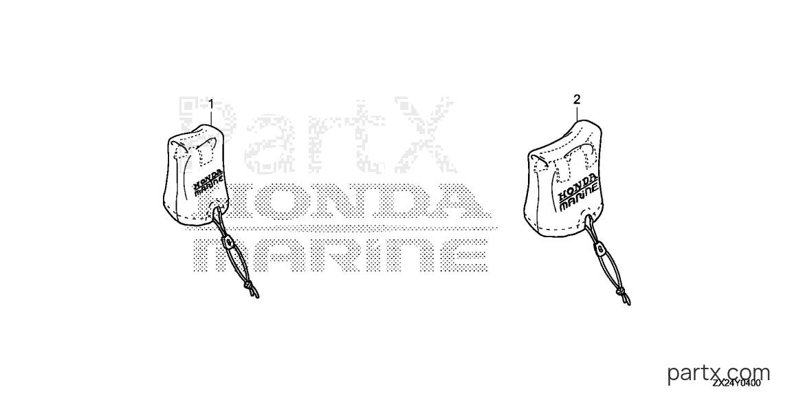 Honda BF250A XCA - REMOTE CONTROL COVER KIT