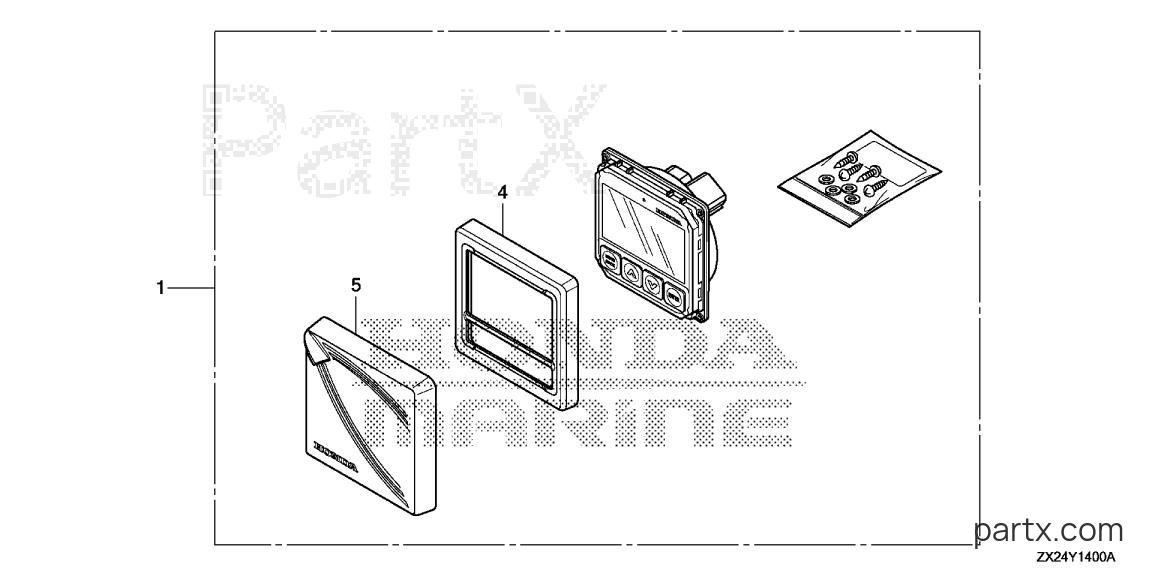 Honda BF250A LA - DISPLAY KIT