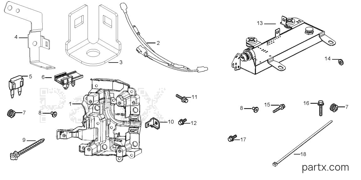 Honda BF200A4 LA - ELECTRICAL PARTS BOX - MOTOR CONTROL