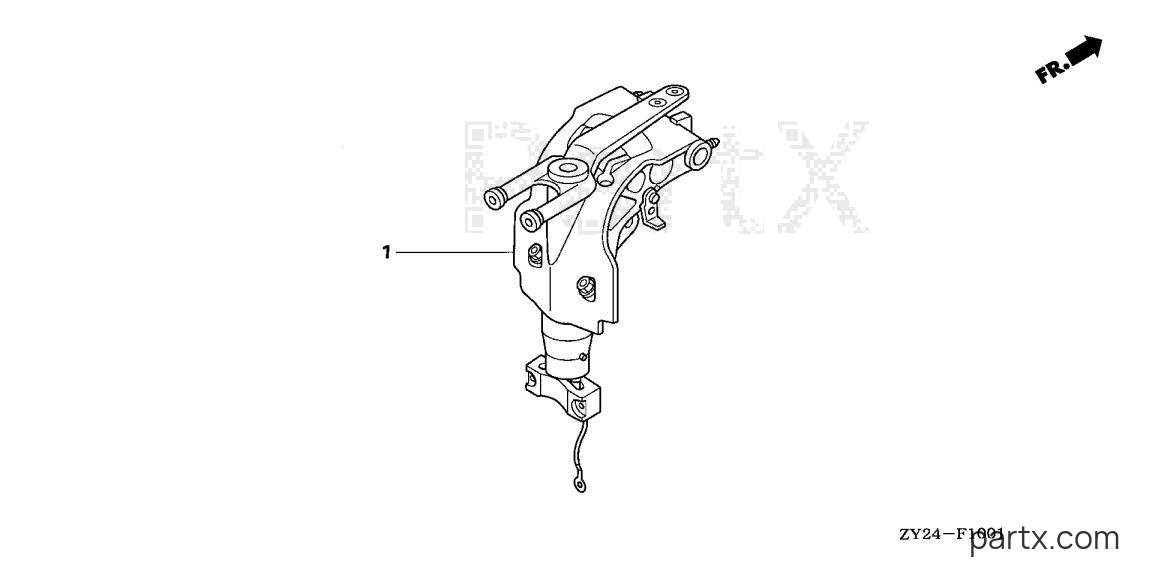 Honda BF225A6 LA - SWIVEL CASE ASSY.