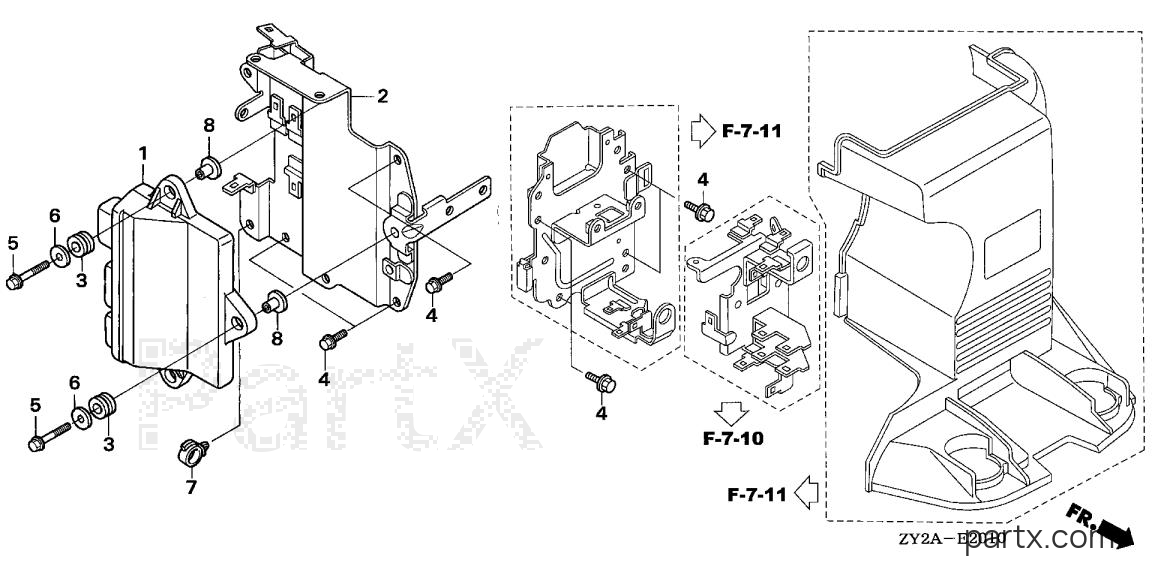Honda BF200A6 LA - ELECTRONIC CONTROL UNIT