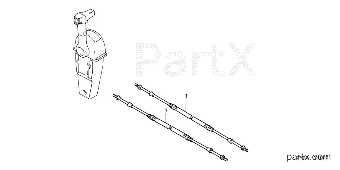 Honda BF200A6 LA - CABLE (SINGLE)