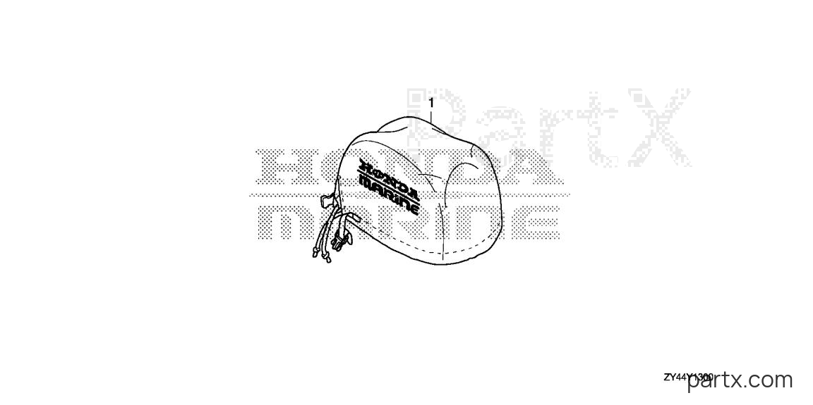 Honda BF225AK1 XCA - ENGINE COVER