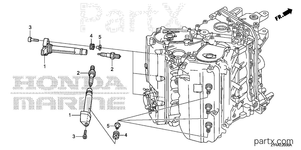 Honda BF225AK3 XA - SPARK PLUG