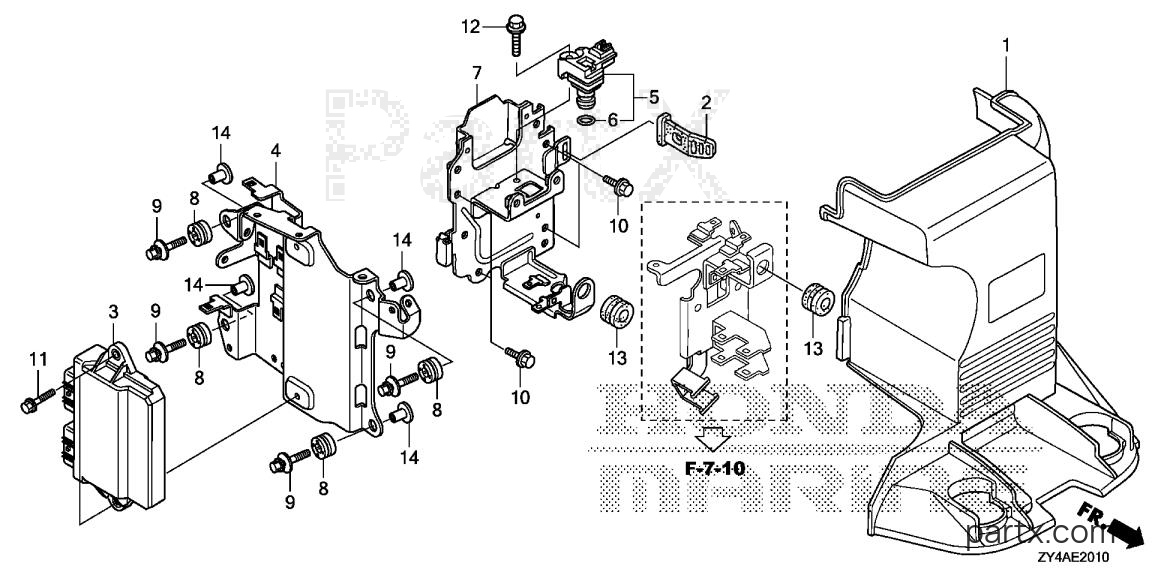 Honda BF225AK2 XXA - ELECTRONIC CONTROL UNIT (1)