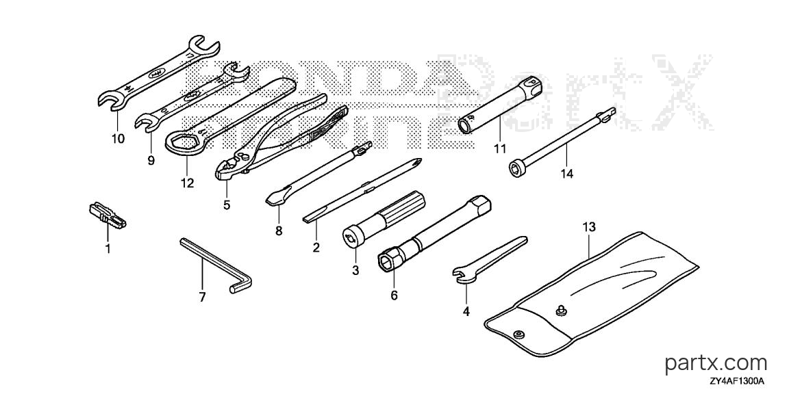 Honda BF200AK3 XA - TOOL