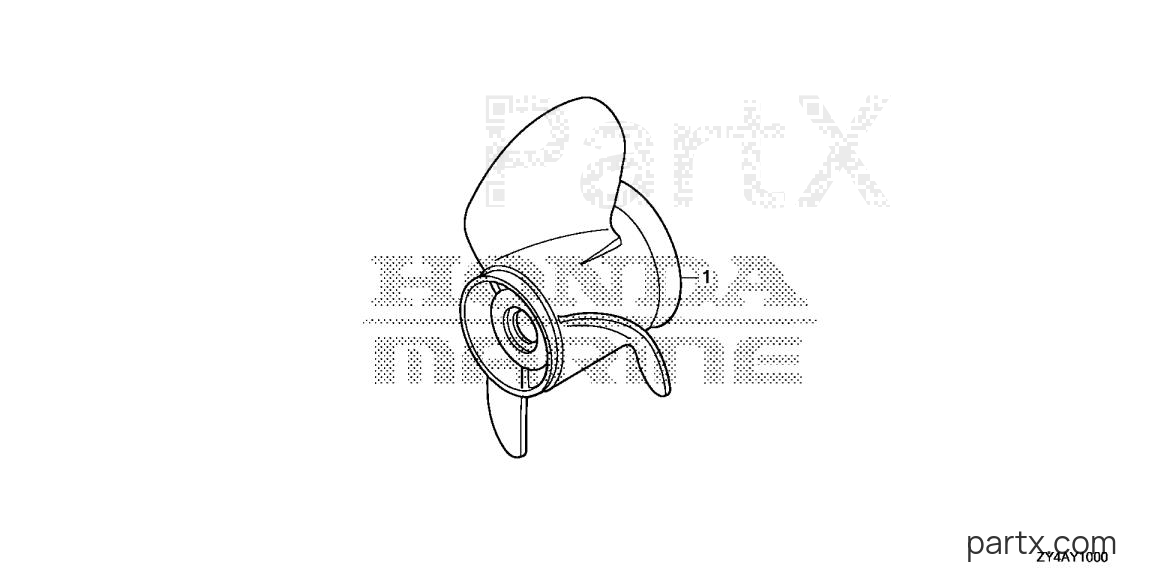 Honda BF175AK2 LA - PROPELLER