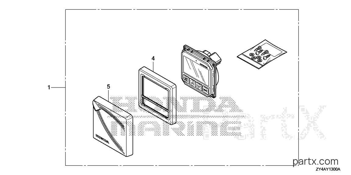 Honda BF225AK3 XW - DISPLAY KIT