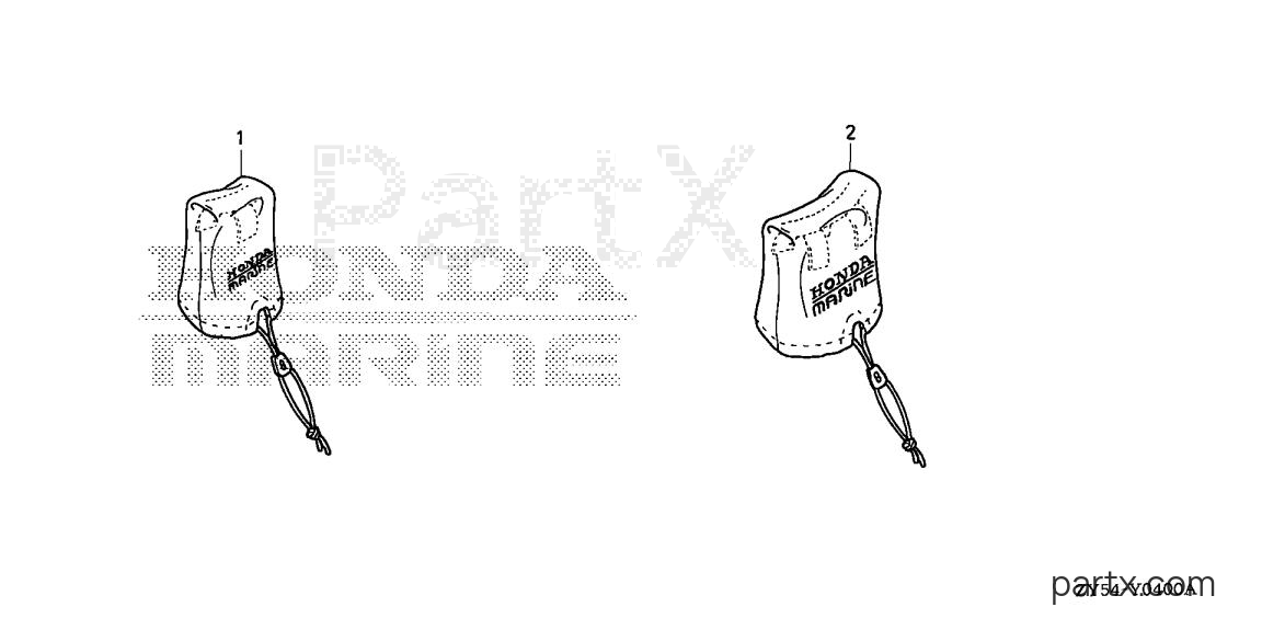 Honda BF135A4 LA - REMOTE CONTROL COVER KIT