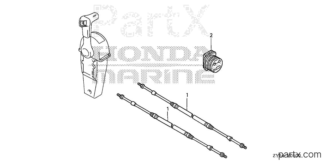 Honda BF150A4 XCA - CABLE (SINGLE)
