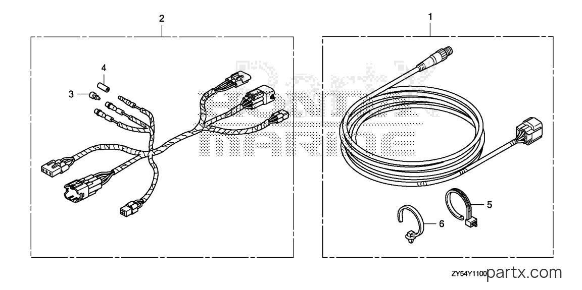 Honda BF135AK0 LA - INTERFACE CABLE KIT