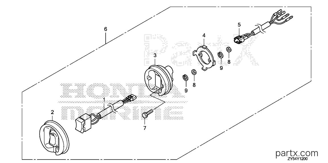 Honda BF135AK0 LA - TROLLING CONTROL SWITCH