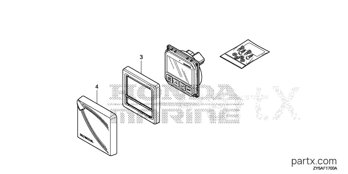 Honda BF150AK2 XS - DISPLAY