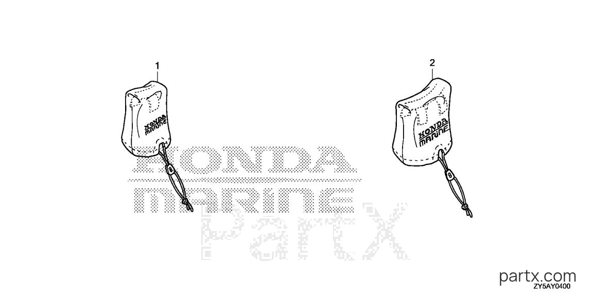 Honda BF150AK2 XCA - REMOTE CONTROL COVER KIT