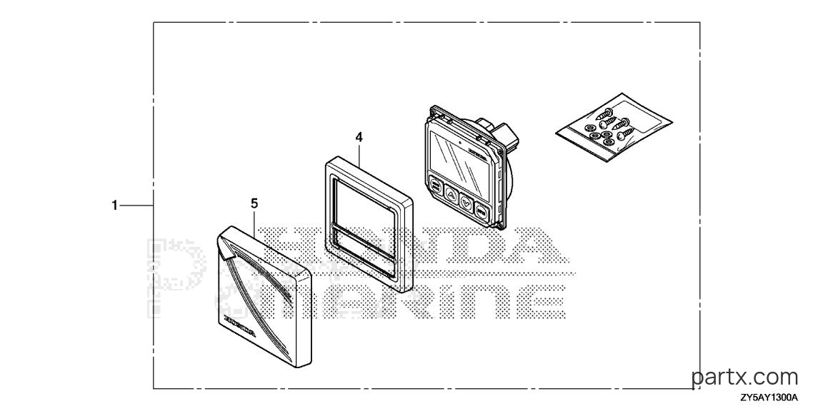 Honda BF135AK2 XCA - DISPLAY KIT