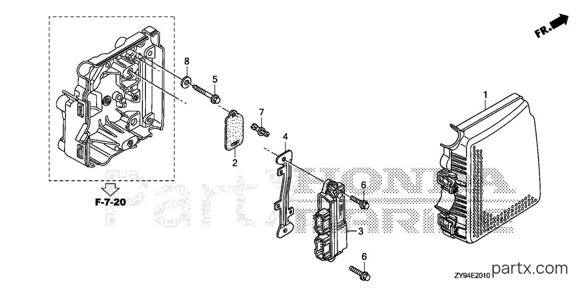 Honda BF90DK0 XRTA - ELECTRONIC CONTROL UNIT