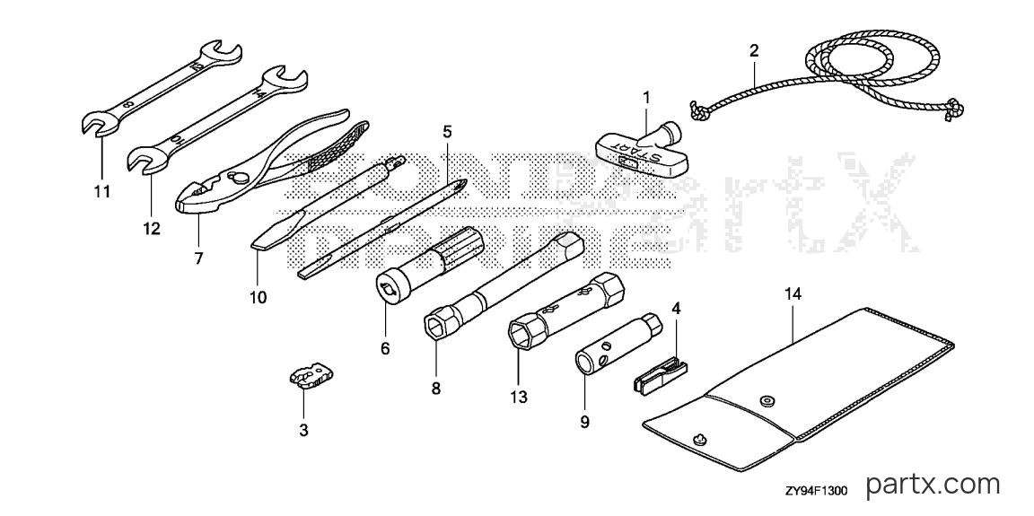 Honda BF90DK0 LRTA - TOOLS
