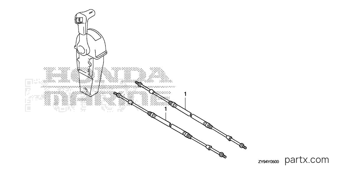 Honda BF90DK0 XRTA - CABLE (SINGLE)